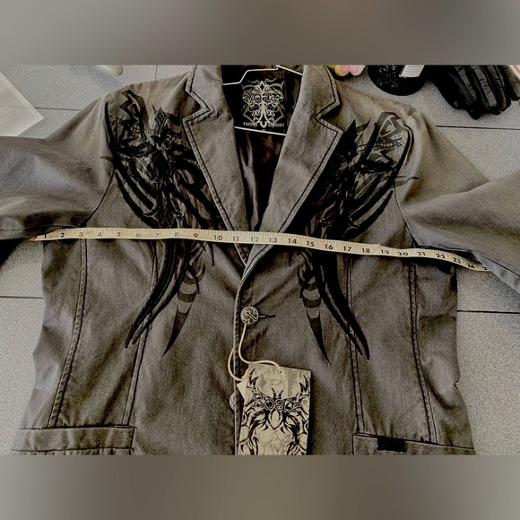 ROAR Men’s Blazer Grey Size L GREAT for Wedding Season - Picture 12 of 15